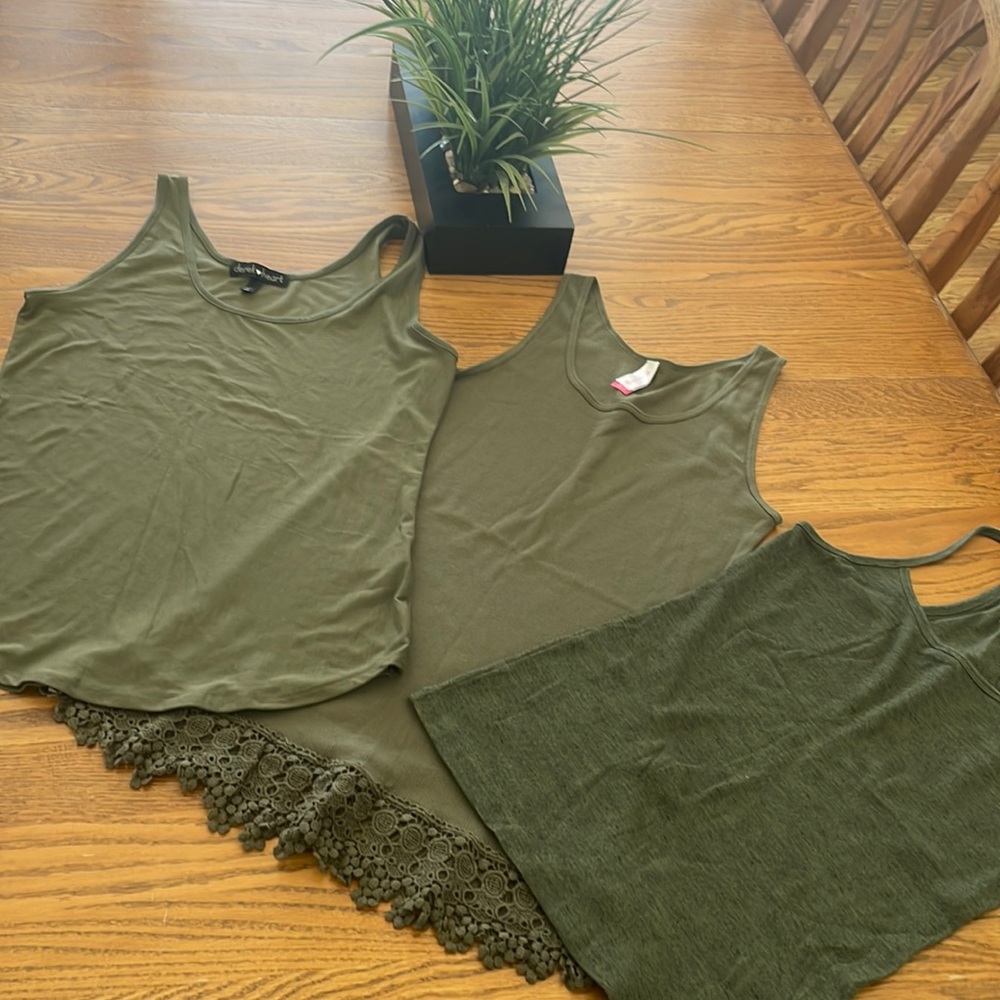 Bundle of 3 green tops